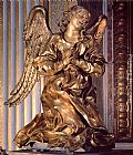Altar of the Cappella del Sacramento [detail] by Gian Lorenzo Bernini